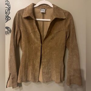 Wet seal vintage suede top size small